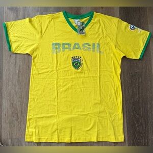 Brasil FIFA World Cup Germany 2006  Soccer Shirt Embroidered Sz XL Official NWT